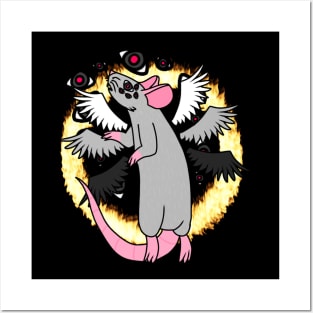 Biblically Accu-Rat Angel (Full Color Version) Posters and Art